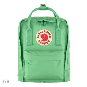 NWT Fjallraven Kanken Mini Backpack in Applemint